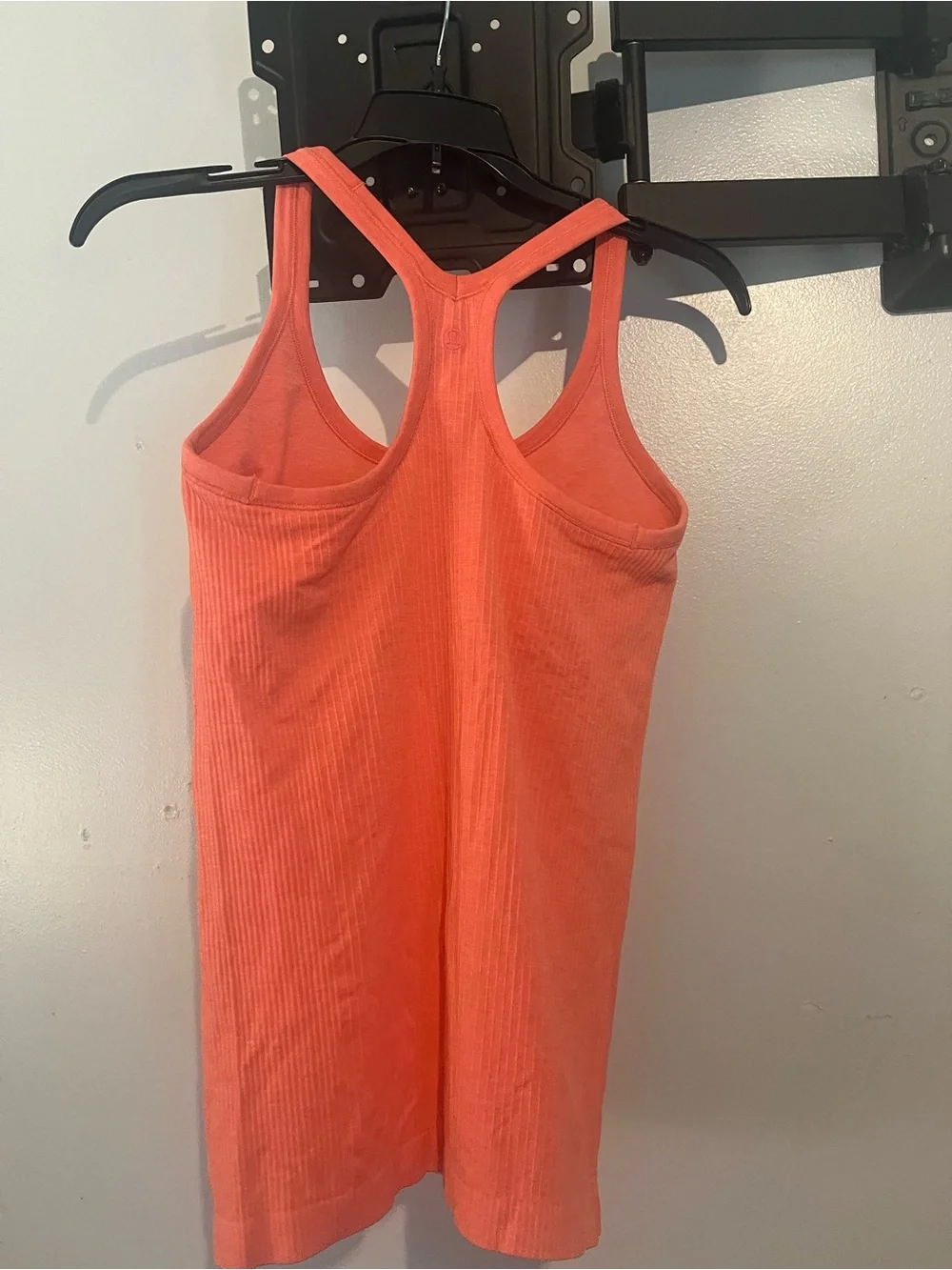 lululemon athletica wears coral fabric